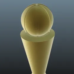 Simple Basket Ball Trophy