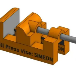 Simple Drill press Vise