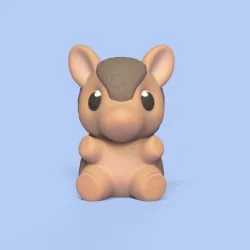 Sitting Armadillo