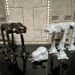 STAR WARS VINTAGE EV-AT TRACKER, SEEK AND DESTROY DROID, CUSTOM UNPRODUCED KENNER, HASBRO ACTION FIGURE, 3.75", 1/18, 5POA