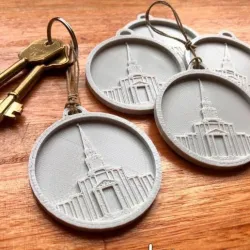 Temple Key Ring