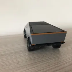 Tesla cybertruck multi color print