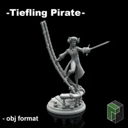 Tiefling Pirate (unsupported)