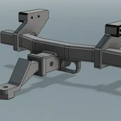 Trailer Tow Hitch Receiver for the AN3DRC K20 Chevy Trucks