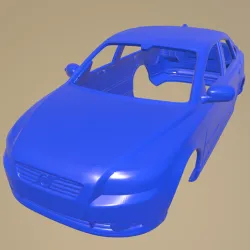 Volvo S40 2011 Printable Car Body