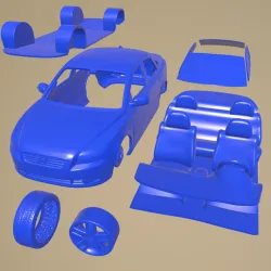 Volvo S40 2011 Printable Car In Separate Parts