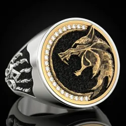 Wolf witcher ring