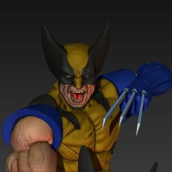 X Men Wolverine Statue Fan art