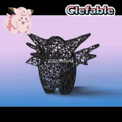 #036 Clefable Pokemon Wiremon Figure
