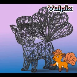 #037 Vulpix Pokemon Wiremon Figure"