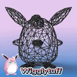 #040 Wigglytuff Pokemon Wiremon Figure"