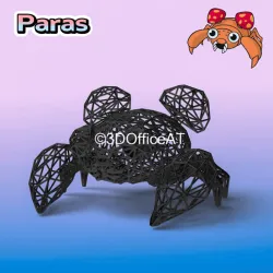 #046 Paras Pokemon Wiremon Figure