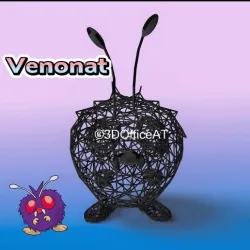 #048 Venonat Pokemon Wiremon Figure
