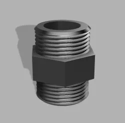 1" male nipple