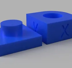 40mm XYZ Calibration Cube w/ Engineering Fits