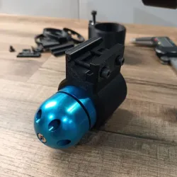 Airsoft 40mm grenade launcher Picatinny