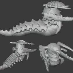 Alien Bio Tank Burrower