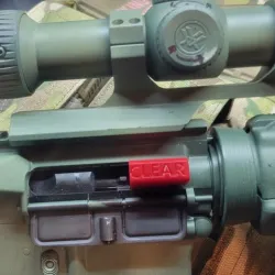 AR ya yeetin son? 5.56/.223 auto ejecting safety sleeve chamber flag