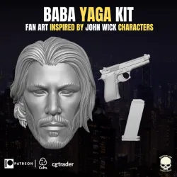 Baba Yaga Kit 3D printable File For Action Figures