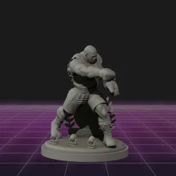 Balrog from Street Fighter 3D print model