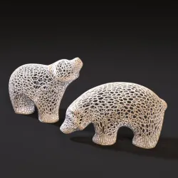 Bear sculpture