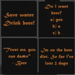 Beer coaster - Multicolor