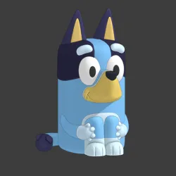 Bluey without brackets