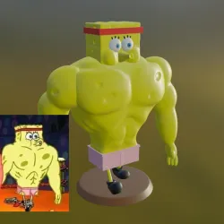 Bob Esponja muscled / muscled spongebob