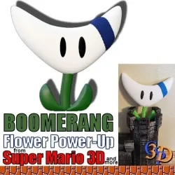 Boomerang Flower Power Up from Super Mario 3D Land Nintendo
