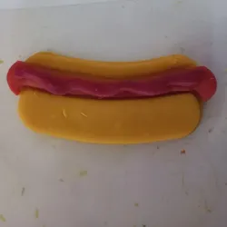 BUILD A HOTDOG COOKIE AND FONDANT OR PLAYDOUGH CUTTER