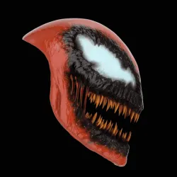 Carnage helmet from Venom 2 Let There be Carnage | 5  SEPARATE PARTS