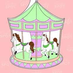 Carousel Cookie Cutter