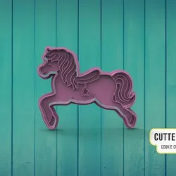 carousel horse Cookie Cutter Carousel Horse