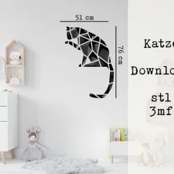 Cat geometric triangles shapes pyramids
