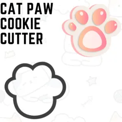 Cat shaped cookie cutter