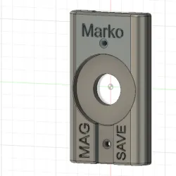 Cell phone charger holder for Mag-Save