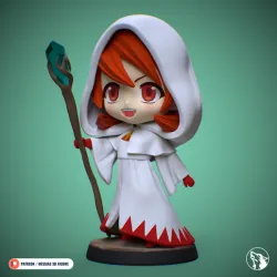 Chibi White Mage