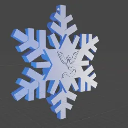 Christmas Flake Pokemon Articuno