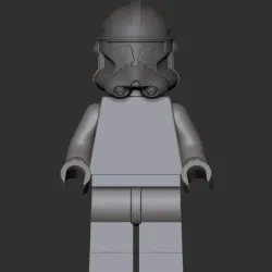 Clone Trooper phase 2 helmet for minifigures