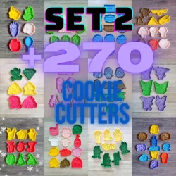 COOKIE CUTTERS KIT 270+ / 36 COOKIE CUTTER PACKS