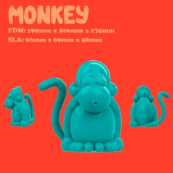 CUTE ANIMAL BALLOON MONKEY