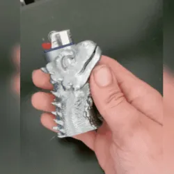 Dragon head Lighter Case BIC