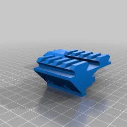 Dual parallel picatinny rails