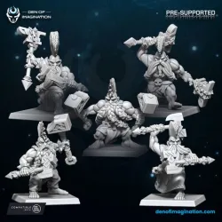 Dwarf berserkers Battle Smiths