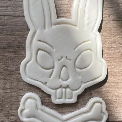Easter dark Bunny cookie cutter