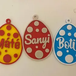 Easter egg keychain