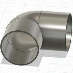Elbow of 50mm diameter