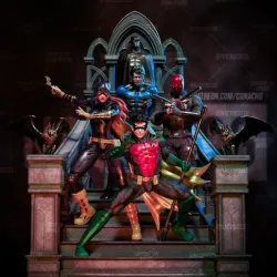 Fan Art - Batman Legacy - Batfamily Diorama