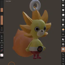 Fanart Sunny One piece keychain