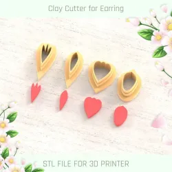 Flower Petals Set C Spring Clay Cutter